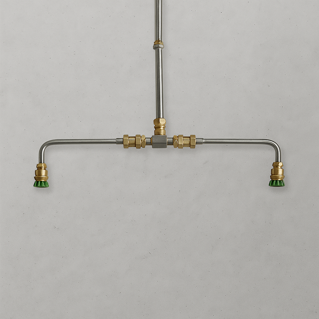 Stainless Steel Dual Nozzle Spraying Boom